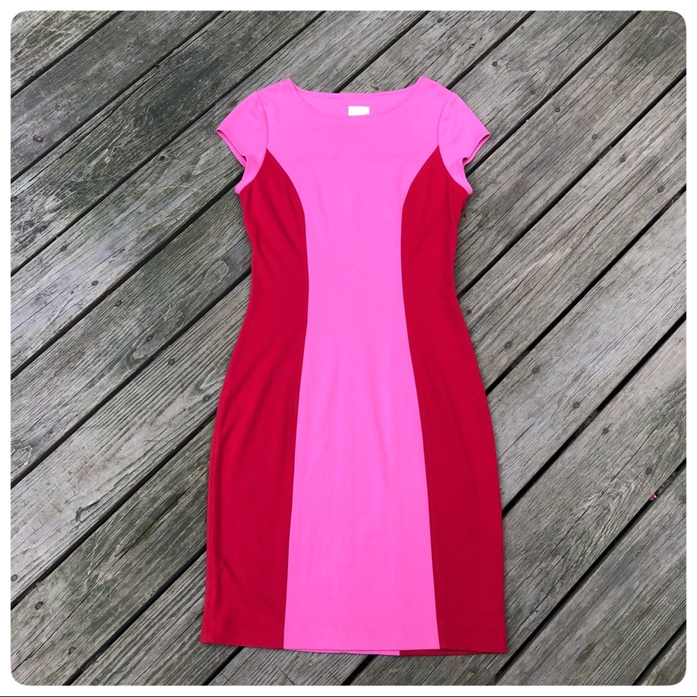 Colorblock Midi Dress
